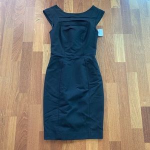 French Connection Black Fitted Dress size 0 NWT